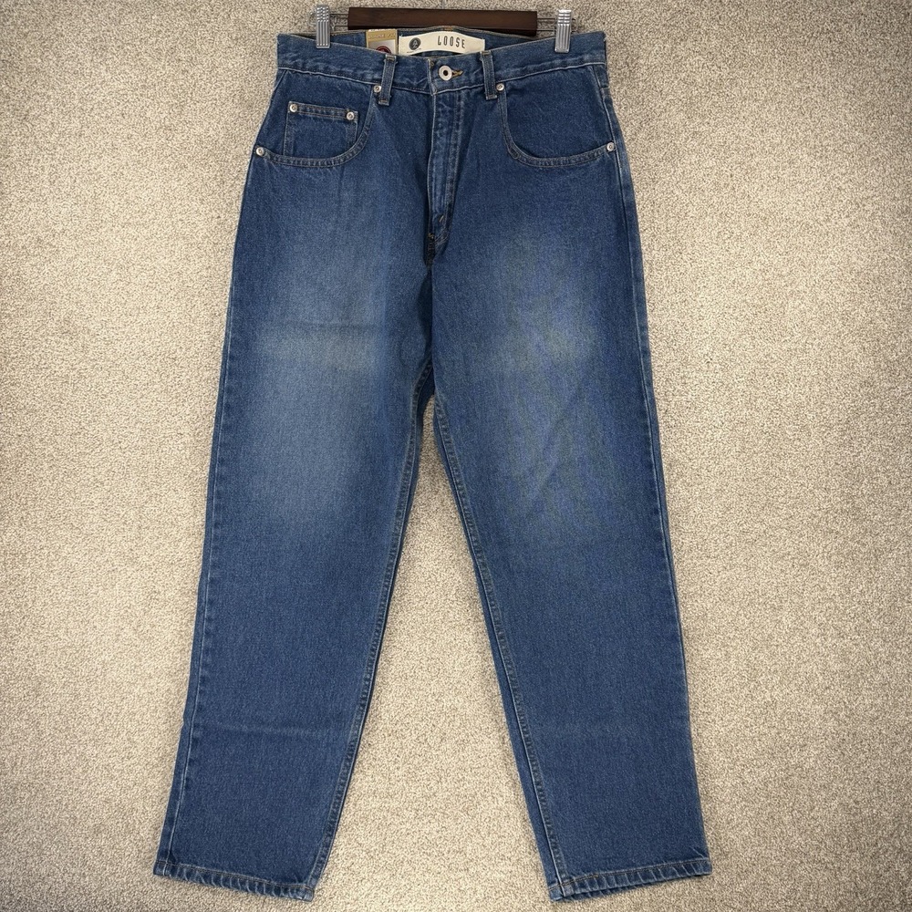 VTG Arizona Jeans 32/30 Y2K Loose Fit New‎ Distressed Old Stock Skater Relaxed